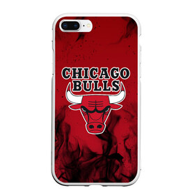 Чехол для iPhone 7Plus/8 Plus матовый с принтом CHICAGO BULLS в Белгороде, Силикон | Область печати: задняя сторона чехла, без боковых панелей | 23 | bright | bulls | chicago bulls | fire | flame | heat | jordan | light | logo | michael jordan | nba | paris saint germain | psg | red | sport | wildfire | быки | джордан | искры | лого | майкл джордан | огненный | огонь | пламя | пожар