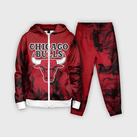 Детский костюм 3D с принтом CHICAGO BULLS | ЧИКАГО БУЛЛС в Белгороде,  |  | 23 | bright | bulls | chicago bulls | fire | flame | heat | jordan | light | logo | michael jordan | nba | paris saint germain | psg | red | sport | wildfire | быки | джордан | искры | лого | майкл джордан | огненный | огонь | пламя | пожар