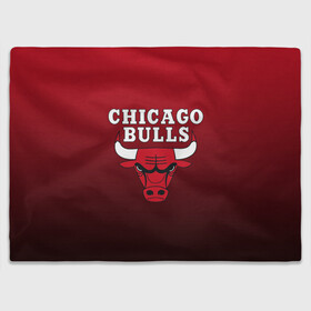 Плед 3D с принтом CHICAGO BULLS в Белгороде, 100% полиэстер | закругленные углы, все края обработаны. Ткань не мнется и не растягивается | bulls | chicago | chicago bulls | nba | red bulls | usa | америка | быки | нба | сша | чикаго буллс