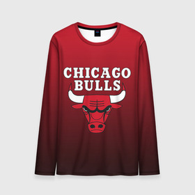 Мужской лонгслив 3D с принтом CHICAGO BULLS в Белгороде, 100% полиэстер | длинные рукава, круглый вырез горловины, полуприлегающий силуэт | bulls | chicago | chicago bulls | nba | red bulls | usa | америка | быки | нба | сша | чикаго буллс