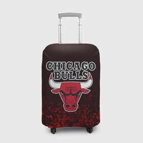 Чехол для чемодана 3D с принтом CHICAGO BULLS | ЧИКАГО БУЛЛС в Белгороде, 86% полиэфир, 14% спандекс | двустороннее нанесение принта, прорези для ручек и колес | bulls | chicago | chicago bulls | nba | red bulls | usa | америка | быки | нба | сша | чикаго буллс