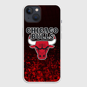 Чехол для iPhone 13 с принтом CHICAGO BULLS | ЧИКАГО БУЛЛС в Белгороде,  |  | Тематика изображения на принте: bulls | chicago | chicago bulls | nba | red bulls | usa | америка | быки | нба | сша | чикаго буллс