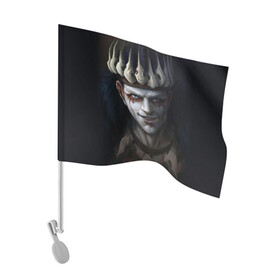 Флаг для автомобиля с принтом vikings в Белгороде, 100% полиэстер | Размер: 30*21 см | alex hogh andersen | ivar | vikings | алекс хег андерсен | викинги | ивар | норвегия | скандинавия