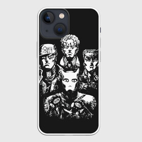 Чехол для iPhone 13 mini с принтом JJBA Part 4 в Белгороде,  |  | aureo | battle tendency | blood | crusaders | dio | giorno | giovanna | golden | jjba | jojo memes | jojos | jotaro | manga | phantom | stardust | vento aureo | wind | джо джо | манга