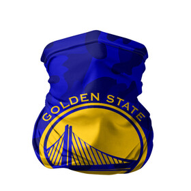 Бандана-труба 3D с принтом GOLDEN STATE WARRIORS в Белгороде, 100% полиэстер, ткань с особыми свойствами — Activecool | плотность 150‒180 г/м2; хорошо тянется, но сохраняет форму | Тематика изображения на принте: golden state | golden state warriors | gsw | nba | usa | америка | голден стэйт уорриорз | гсв | нба | сша