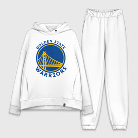 Женский костюм хлопок Oversize с принтом GOLDEN STATE WARRIORS (2020) в Белгороде,  |  | golden state | golden state warriors | gsw | nba | usa | америка | голден стэйт уорриорз | гсв | нба | сша