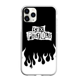 Чехол для iPhone 11 Pro матовый с принтом Sex Pistols в Белгороде, Силикон |  | music | rock | музыка | пистолс | рок