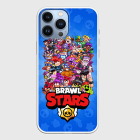 Чехол для iPhone 13 Pro Max с принтом BRAWL STARS ВСЕ ПЕРСОНАЖИ в Белгороде,  |  | brawl stars | bull | colt | crow | leon | leon shark | shark | stars | акула | берли | ворон | динамайк | кольт | леон | леон акула | нита | спайк | шелли | эль примо