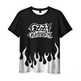 Мужская футболка 3D с принтом Ozzy Osbourne в Белгороде, 100% полиэфир | прямой крой, круглый вырез горловины, длина до линии бедер | music | ozzy | ozzy osbourne | rock | музыка | оззи | оззи осборн | ози | осборн | рок