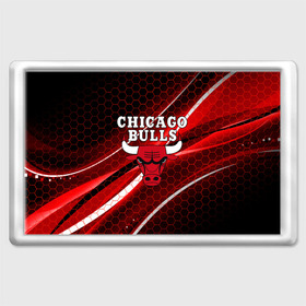 Магнит 45*70 с принтом CHICAGO BULLS в Белгороде, Пластик | Размер: 78*52 мм; Размер печати: 70*45 | bulls | chicago | chicago bulls | nba | red bulls | usa | америка | быки | нба | сша | чикаго буллс