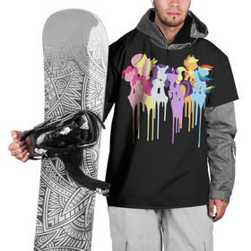 Накидка на куртку 3D с принтом My little pony в Белгороде, 100% полиэстер |  | applejack | little | magic | mlp | my | pinkie pie | pony | rainbow dash | rarity | twilight | дракон | дружба | единорог | искорка | пони | селестия | спайк | сумеречная | это чудо
