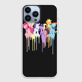 Чехол для iPhone 13 Pro Max с принтом My little pony в Белгороде,  |  | Тематика изображения на принте: applejack | little | magic | mlp | my | pinkie pie | pony | rainbow dash | rarity | twilight | дракон | дружба | единорог | искорка | пони | селестия | спайк | сумеречная | это чудо