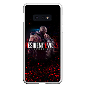 Чехол для Samsung S10E с принтом RESIDENT EVIL 3 в Белгороде, Силикон | Область печати: задняя сторона чехла, без боковых панелей | Тематика изображения на принте: ada wong | biohazard | leon | nemesis | project resistance | raccoon city | re | re3 | resident evil | resident evil 3 | rpd | stars | umbrella | ада вонг | амбрелла | немезис | ужасы