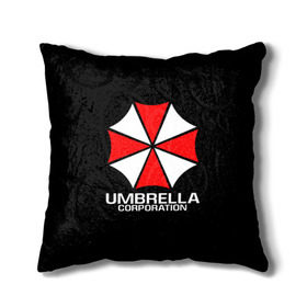 Подушка 3D с принтом UMBRELLA CORP | АМБРЕЛЛА КОРП в Белгороде, наволочка – 100% полиэстер, наполнитель – холлофайбер (легкий наполнитель, не вызывает аллергию). | состоит из подушки и наволочки. Наволочка на молнии, легко снимается для стирки | Тематика изображения на принте: ada wong | biohazard | leon | nemesis | project resistance | raccoon city | re | re3 | resident evil | resident evil 3 | rpd | stars | umbrella | ада вонг | амбрелла | немезис | ужасы