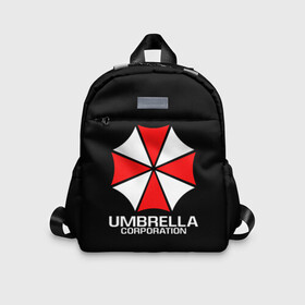 Детский рюкзак 3D с принтом UMBRELLA CORP | АМБРЕЛЛА КОРП в Белгороде, 100% полиэстер | лямки с регулируемой длиной, сверху петелька, чтобы рюкзак можно было повесить на вешалку. Основное отделение закрывается на молнию, как и внешний карман. Внутри дополнительный карман. По бокам два дополнительных кармашка | Тематика изображения на принте: ada wong | biohazard | leon | nemesis | project resistance | raccoon city | re | re3 | resident evil | resident evil 3 | rpd | stars | umbrella | ада вонг | амбрелла | немезис | ужасы