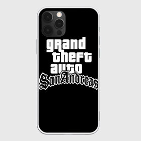 Чехол для iPhone 12 Pro Max с принтом GTA San Andreas в Белгороде, Силикон |  | Тематика изображения на принте: gta | sa | sanandreas | футболка | чёрный