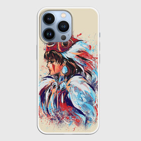 Чехол для iPhone 13 Pro с принтом Princess Mononoke в Белгороде,  |  | eboshi | ghibli | hayao | hime | lady | miyazaki | mononoke | princess | studio | аситака | волчица | гибли | дух леса | мононоке | моро | сан