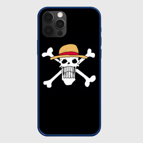 Чехол для iPhone 12 Pro с принтом вытянутый череп One Piece в Белгороде, силикон | область печати: задняя сторона чехла, без боковых панелей | lucy | luffy monkey | mugiwara | one piece | straw hat | большой куш | ван пис | луффи | одним куском