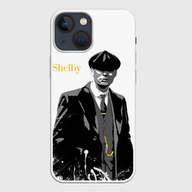 Чехол для iPhone 13 mini с принтом Томас Шелби в Белгороде,  |  | peaky blinders | peaky blinders season | shelby | козырьки | острые козырьки | острые козырьки 5 сезон | томас | томас шелби | шелби