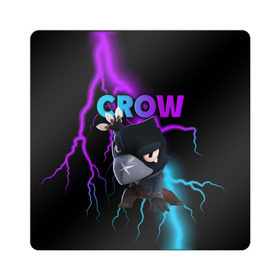 Магнит виниловый Квадрат с принтом Brawl Stars CROW в Белгороде, полимерный материал с магнитным слоем | размер 9*9 см, закругленные углы | 8 bit | 8 бит | brawl | brawl stars | crow | leon | stars | бравл | бравл старс | браво старс | игра | компьютерная | кров | леон | онлайн | старс