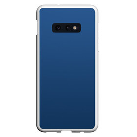 Чехол для Samsung S10E с принтом 19-4052 Classic Blue в Белгороде, Силикон | Область печати: задняя сторона чехла, без боковых панелей | 9 4052 | без дизайна | без принта | без узора | главный цвет 2020 года | код цвета | нг | новый год | праздник | про | рождество | синий | синяя одежда | цвет нового года