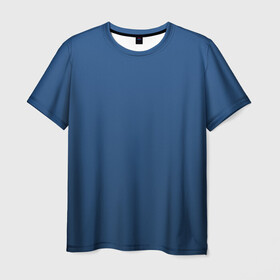Мужская футболка 3D с принтом 19-4052 Classic Blue в Белгороде, 100% полиэфир | прямой крой, круглый вырез горловины, длина до линии бедер | Тематика изображения на принте: 9 4052 | без дизайна | без принта | без узора | главный цвет 2020 года | код цвета | нг | новый год | праздник | про | рождество | синий | синяя одежда | цвет нового года