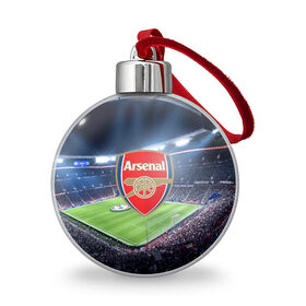 Ёлочный шар с принтом FC Arsenal в Белгороде, Пластик | Диаметр: 77 мм | arsenal | england | англия | арсенал