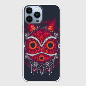 Чехол для iPhone 13 Pro Max с принтом Princess Mononoke в Белгороде,  |  | Тематика изображения на принте: eboshi | ghibli | hayao | hime | lady | miyazaki | mononoke | princess | studio | аситака | волчица | гибли | дух леса | мононоке | моро | сан