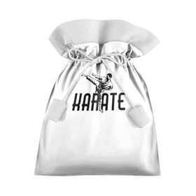 Подарочный 3D мешок с принтом KARATE в Белгороде, 100% полиэстер | Размер: 29*39 см | Тематика изображения на принте: sport | единоборство | каратэ | кимоно | лого | спорт | удар | человек