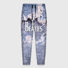 Мужские брюки 3D с принтом The Beatles в Белгороде, 100% полиэстер | манжеты по низу, эластичный пояс регулируется шнурком, по бокам два кармана без застежек, внутренняя часть кармана из мелкой сетки | england | group | jeans | legend | liverpool | music | rock | the beatles | англия | битлз | группа | джинса | легенда | ливерпуль | музыка | рок