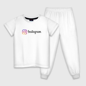 Детская пижама хлопок с принтом INSTAGRAM в Белгороде, 100% хлопок |  брюки и футболка прямого кроя, без карманов, на брюках мягкая резинка на поясе и по низу штанин
 | insta | instagram | instagramm | social | видео | инста | инстаграм | инстаграмм | приложение | социальная сеть | фото