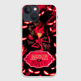 Чехол для iPhone 13 mini с принтом HAZBIN HOTEL ALASTOR. в Белгороде,  |  | alastor | haz | haz hot | hazbin | hazbin hotel | hot | hotel | аластор | мультсериал | отель | отель хазбин | хазбин