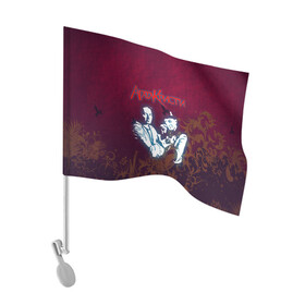 Флаг для автомобиля с принтом Агата Кристи в Белгороде, 100% полиэстер | Размер: 30*21 см | rock | агата | кристи | музыка | рок | самойлов