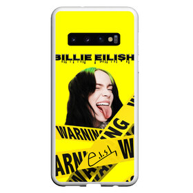 Чехол для Samsung Galaxy S10 с принтом Billie Eilish + автограф в Белгороде, Силикон | Область печати: задняя сторона чехла, без боковых панелей | billie | eilish | айлиш | айлишь | беляш | билли