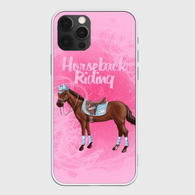 Чехол для iPhone 12 Pro Max с принтом Horseback Rading в Белгороде, Силикон |  | животные | конный спорт | конь | лошадь | наездник | спорт