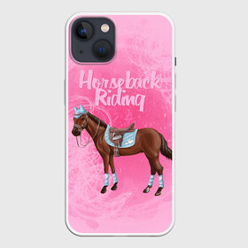Чехол для iPhone 13 с принтом Horseback Rading в Белгороде,  |  | животные | конный спорт | конь | лошадь | наездник | спорт