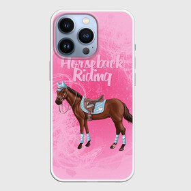 Чехол для iPhone 13 Pro с принтом Horseback Rading в Белгороде,  |  | животные | конный спорт | конь | лошадь | наездник | спорт