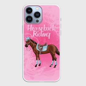 Чехол для iPhone 13 Pro Max с принтом Horseback Rading в Белгороде,  |  | животные | конный спорт | конь | лошадь | наездник | спорт