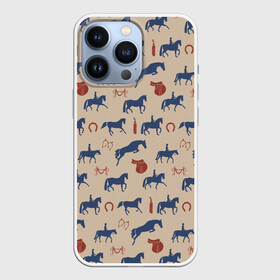 Чехол для iPhone 13 Pro с принтом кони в Белгороде,  |  | животные | конный спорт | конь | лошадь | наездник | спорт