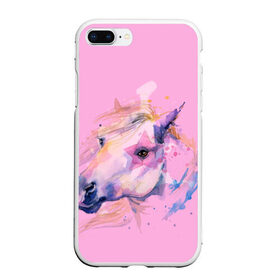 Чехол для iPhone 7Plus/8 Plus матовый с принтом ONE LOVE в Белгороде, Силикон | Область печати: задняя сторона чехла, без боковых панелей | животные | конный спорт | конь | лошадь | наездник | спорт