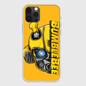 Чехол для iPhone 12 Pro с принтом Transformers Bumblebee в Белгороде, силикон | область печати: задняя сторона чехла, без боковых панелей | bumblebee | transformers | автоботы | бамблби | мегатрон | оптимус прайм | роботы | трансформеры