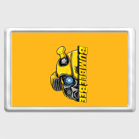 Магнит 45*70 с принтом Transformers Bumblebee в Белгороде, Пластик | Размер: 78*52 мм; Размер печати: 70*45 | bumblebee | transformers | автоботы | бамблби | мегатрон | оптимус прайм | роботы | трансформеры