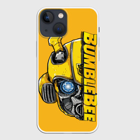 Чехол для iPhone 13 mini с принтом Transformers Bumblebee в Белгороде,  |  | bumblebee | transformers | автоботы | бамблби | мегатрон | оптимус прайм | роботы | трансформеры