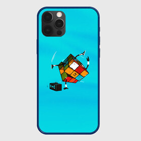 Чехол для iPhone 12 Pro Max с принтом Кубик Рубика танцор в Белгороде, Силикон |  | Тематика изображения на принте: mathematica | кубик | магия. формулы | математика | наука | рубика | соберись | танец | технарь