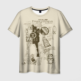 Мужская футболка 3D с принтом One Piece  в Белгороде, 100% полиэфир | прямой крой, круглый вырез горловины, длина до линии бедер | anime | kaido | luffy | manga | one piece | theory | zoro | большой куш | ван | луффи | манга | манки д | мульт | пираты | пис | рыжий | сёнэн | сериал | шанкс