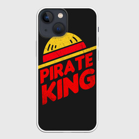 Чехол для iPhone 13 mini с принтом One Piece Pirate King в Белгороде,  |  | Тематика изображения на принте: anime | kaido | luffy | manga | one piece | theory | zoro | большой куш | ван | луффи | манга | манки д | мульт | пираты | пис | рыжий | сёнэн | сериал | шанкс