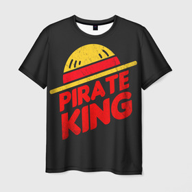 Мужская футболка 3D с принтом One Piece Pirate King в Белгороде, 100% полиэфир | прямой крой, круглый вырез горловины, длина до линии бедер | anime | kaido | luffy | manga | one piece | theory | zoro | большой куш | ван | луффи | манга | манки д | мульт | пираты | пис | рыжий | сёнэн | сериал | шанкс