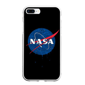 Чехол для iPhone 7Plus/8 Plus матовый с принтом NASA Краски в Белгороде, Силикон | Область печати: задняя сторона чехла, без боковых панелей | Тематика изображения на принте: mars | nasa | paint | space | stars | x | брызги | галактика | звезда | звезды | илон | капли | капля | космос | краски | марс | маск | наса | потеки | пятна | пятно | разводы | цвет | цвета