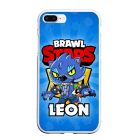 Чехол для iPhone 7Plus/8 Plus матовый с принтом BRAWL STARS WEREWOLF LEON в Белгороде, Силикон | Область печати: задняя сторона чехла, без боковых панелей | brawl stars | brawl stars werewolf leon | brawler | leon | werewolf | бравл старз | бравлер | волк | леон | оборотень | оборотень леон