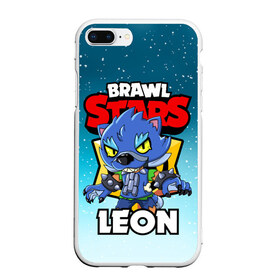 Чехол для iPhone 7Plus/8 Plus матовый с принтом BRAWL STARS WEREWOLF LEON в Белгороде, Силикон | Область печати: задняя сторона чехла, без боковых панелей | brawl stars | brawl stars werewolf leon | brawler | leon | werewolf | бравл старз | бравлер | волк | леон | оборотень | оборотень леон